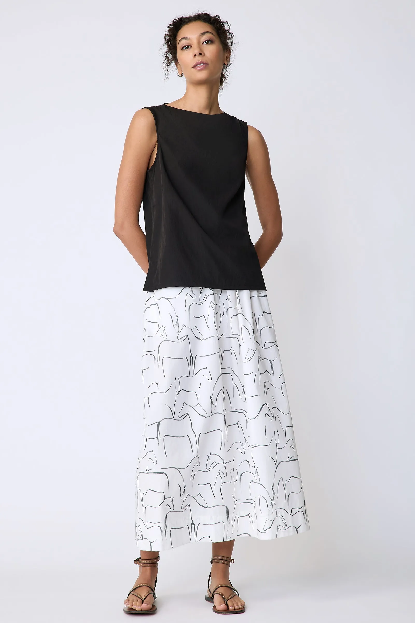 Dani Drape Top - Black