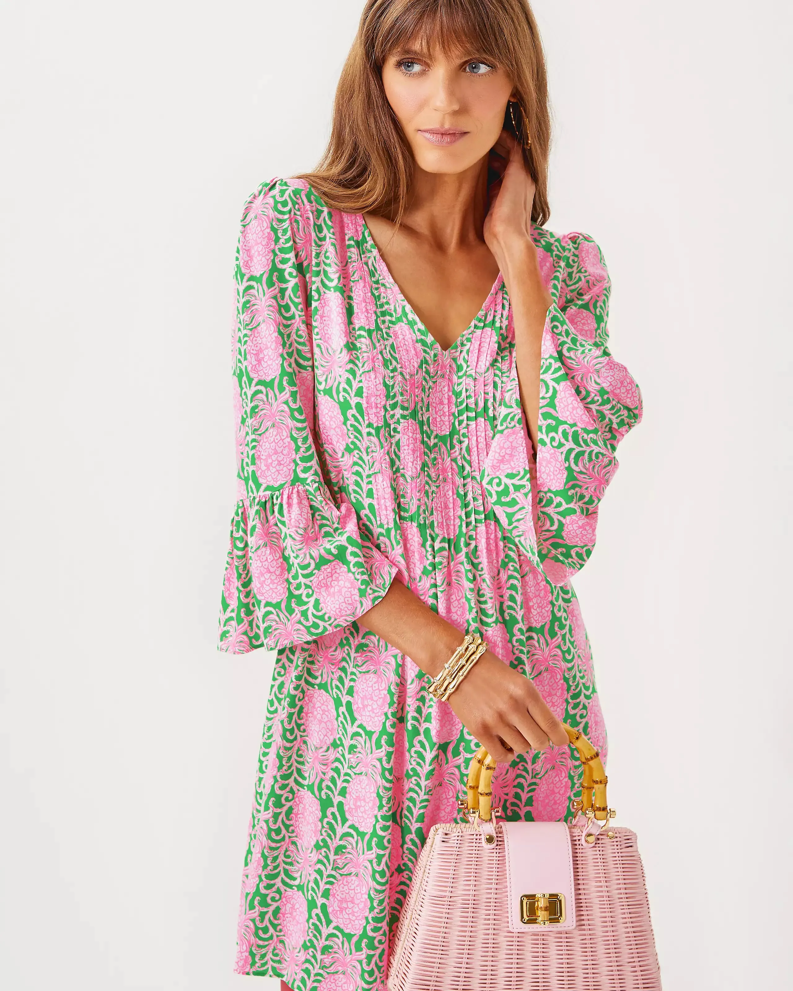 DANIKA 3/4 SLEEVE TUNIC DRESS