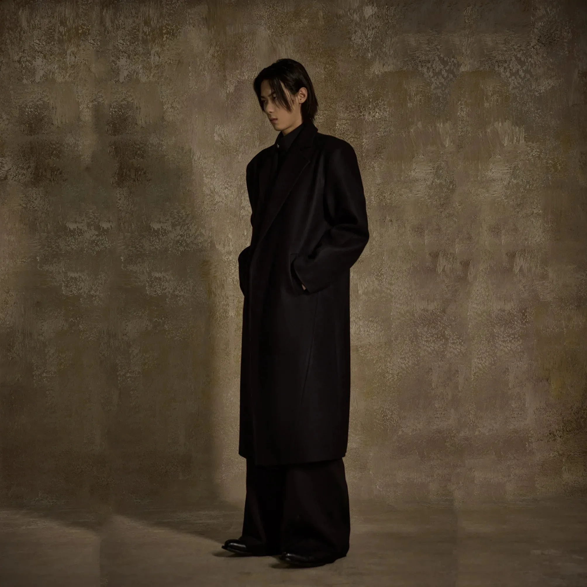 Double-Sided Wool Overcoat