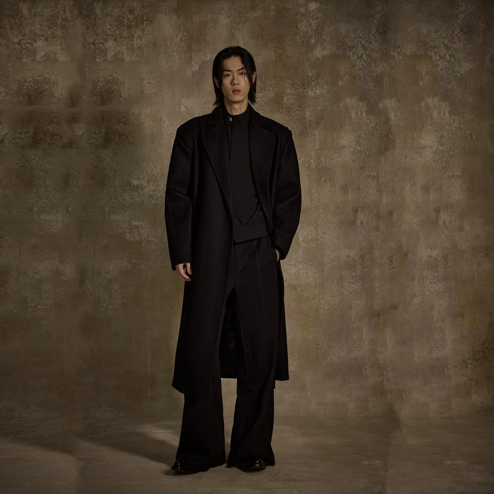 Double-Sided Wool Overcoat