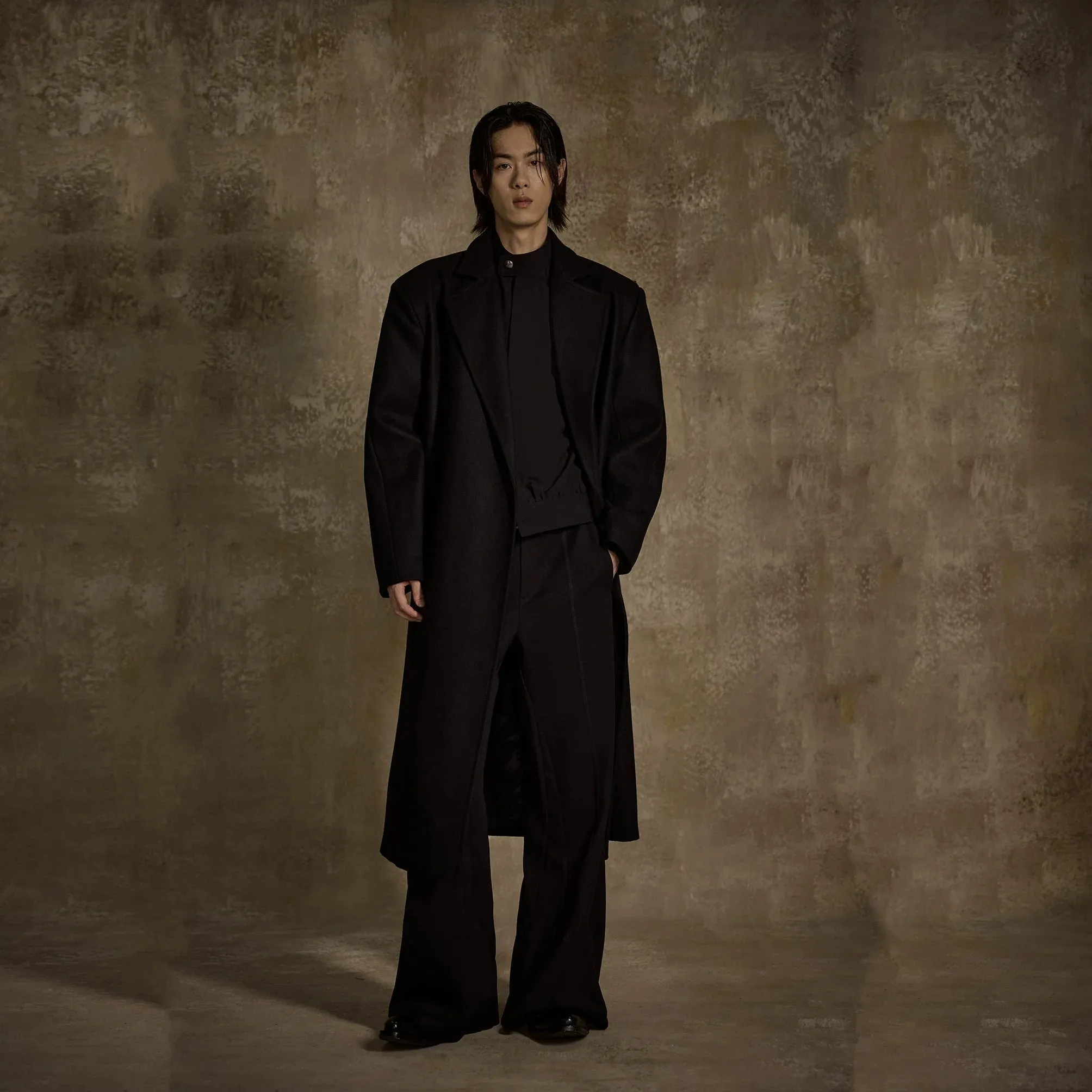 Double-Sided Wool Overcoat