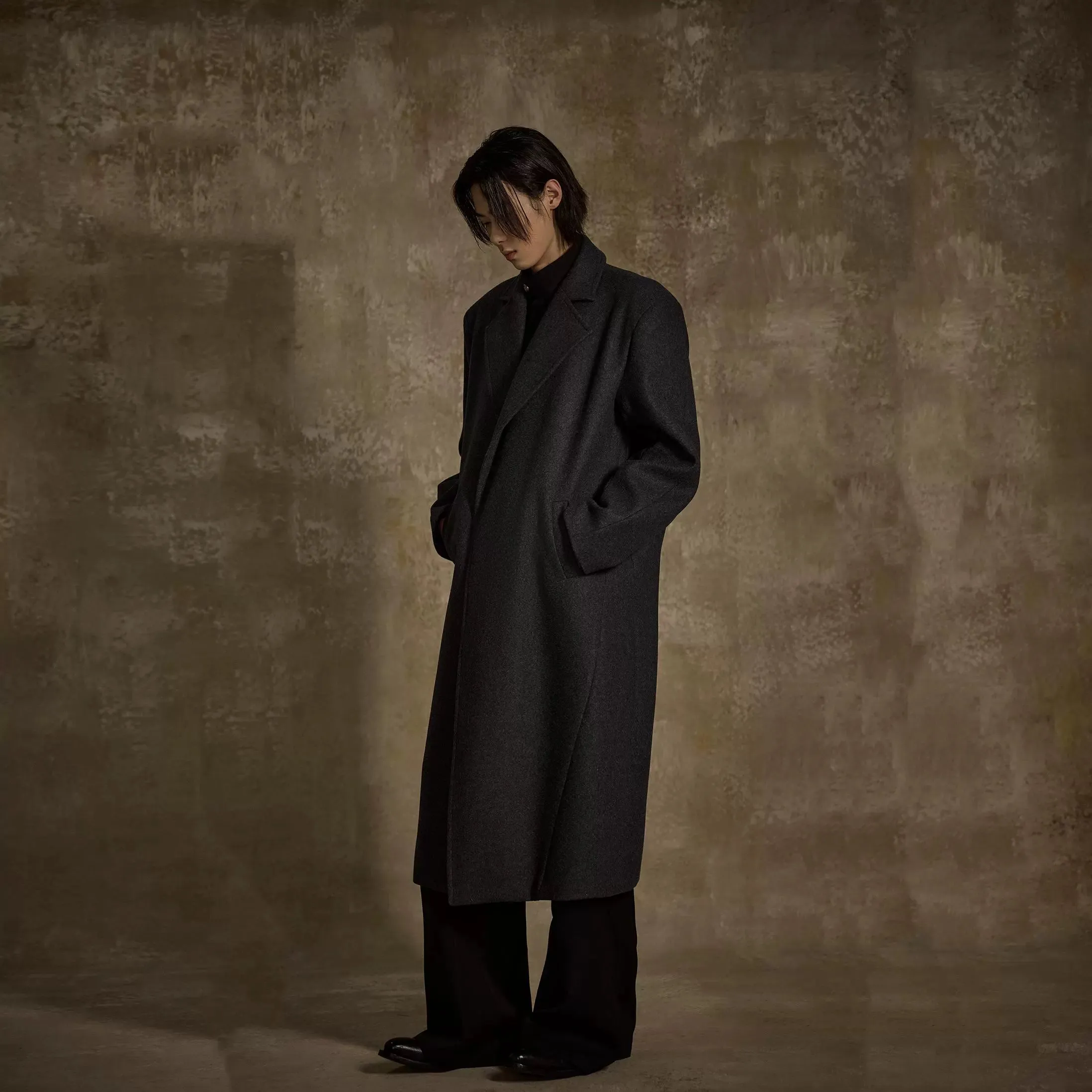 Double-Sided Wool Overcoat
