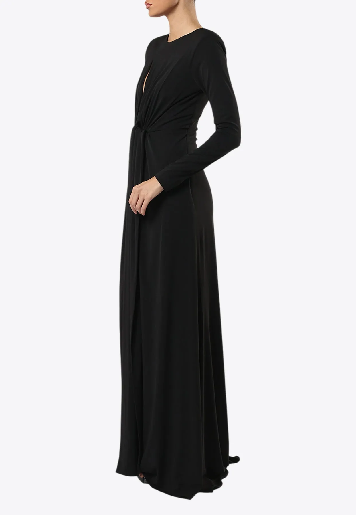 Draped Knotted Gown