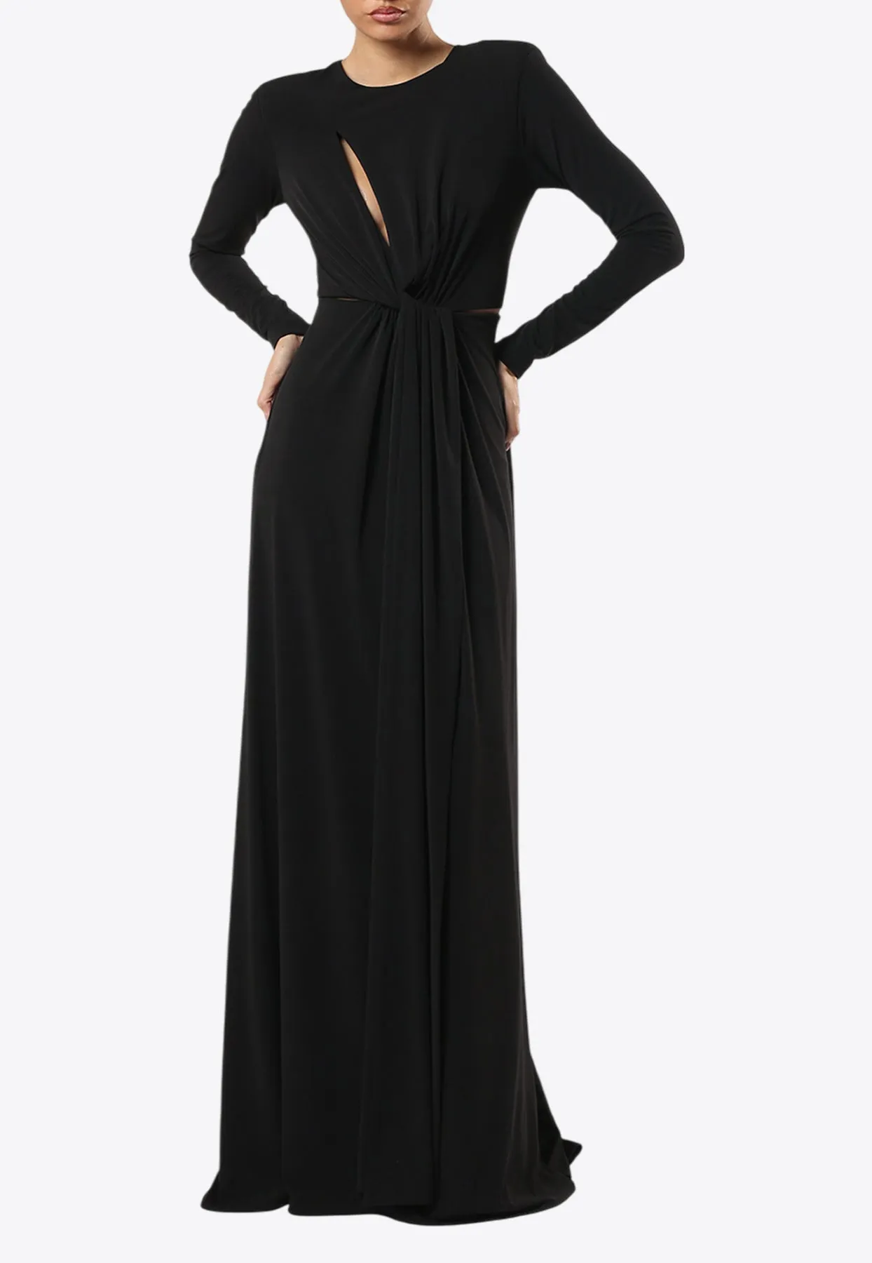 Draped Knotted Gown