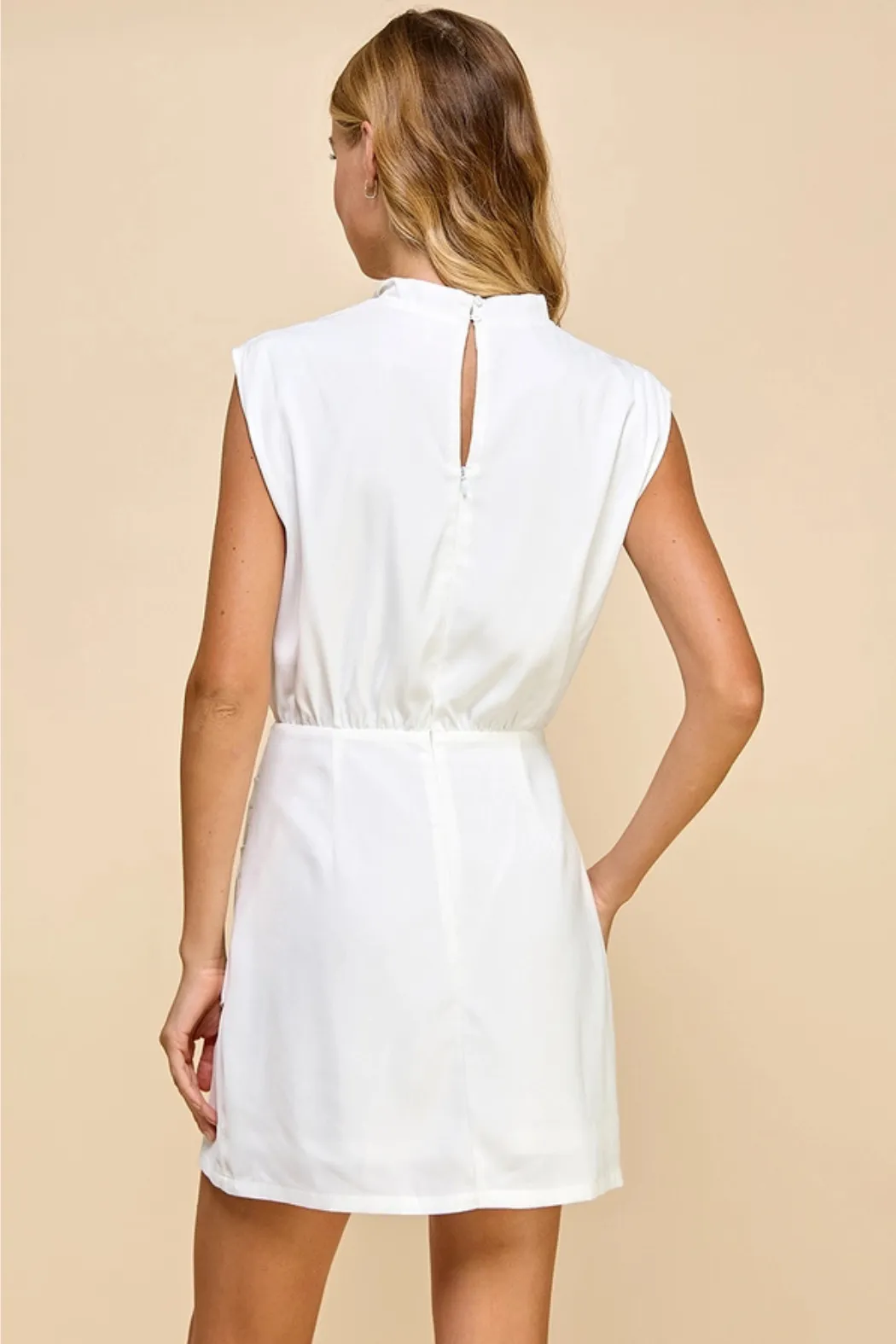 Draped Mini Dress