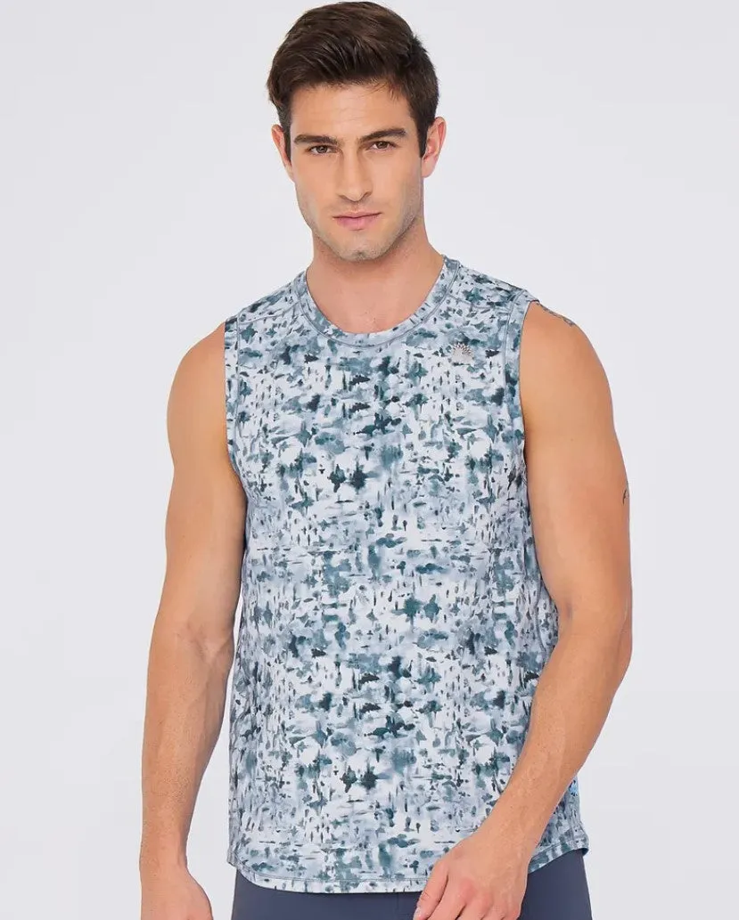 easyoga Bertii Men's Just Now Vest - FK3 Wash Drawing