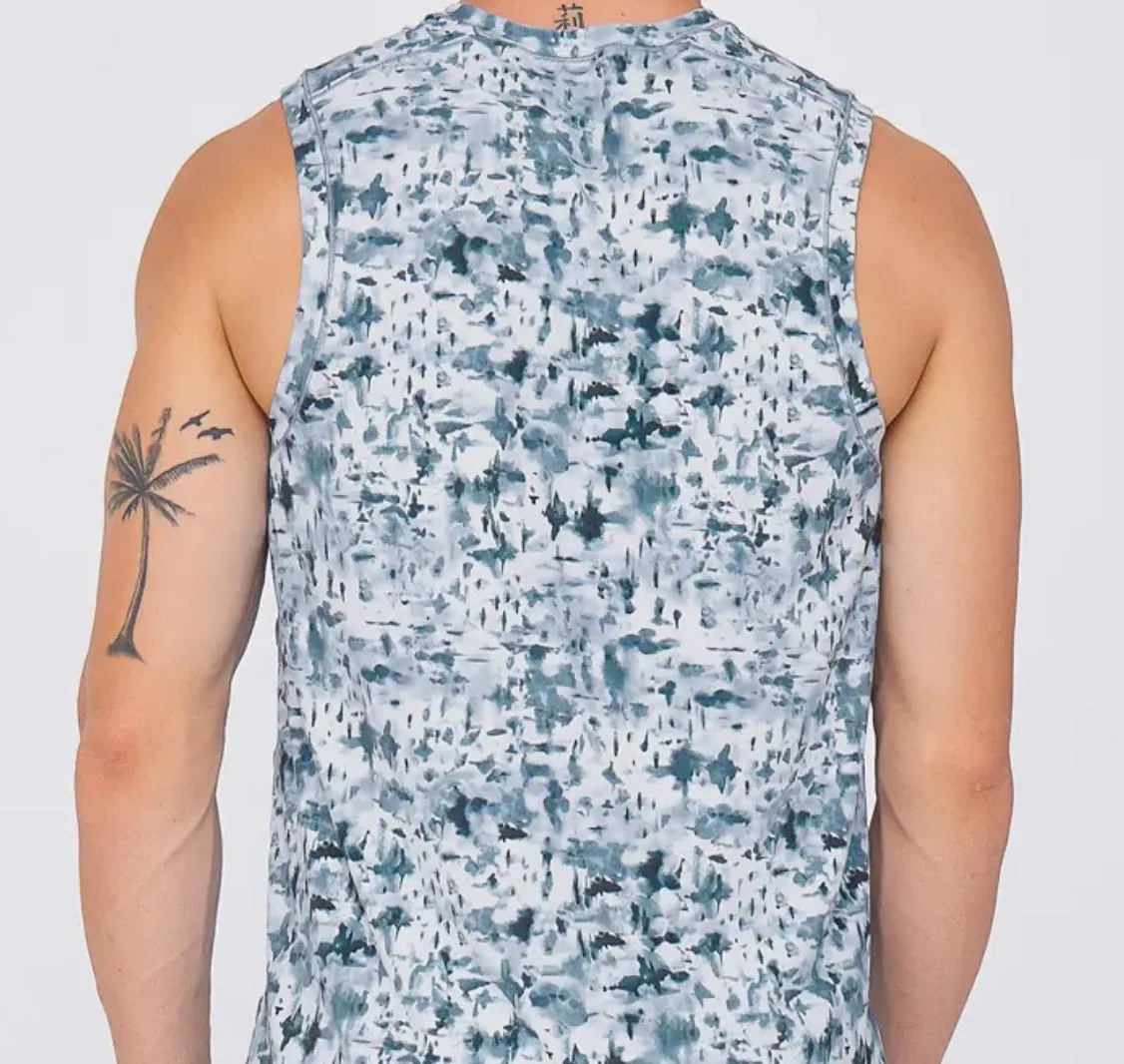 easyoga Bertii Men's Just Now Vest - FK3 Wash Drawing