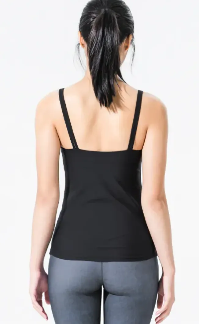easyoga LA-VEDA  Asymmetric Tank  - L1 Black