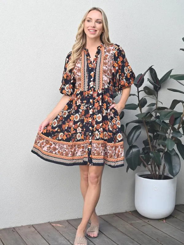 Edith Black Dress