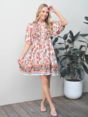 Edith White Dress