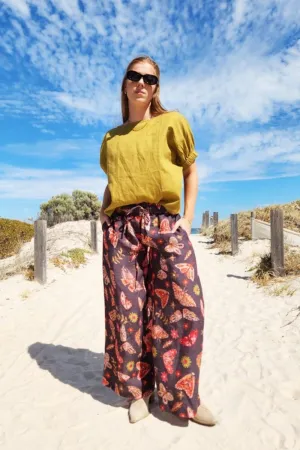 ELIZA PIRO FLY AWAY LINEN PANT FLY AWAY