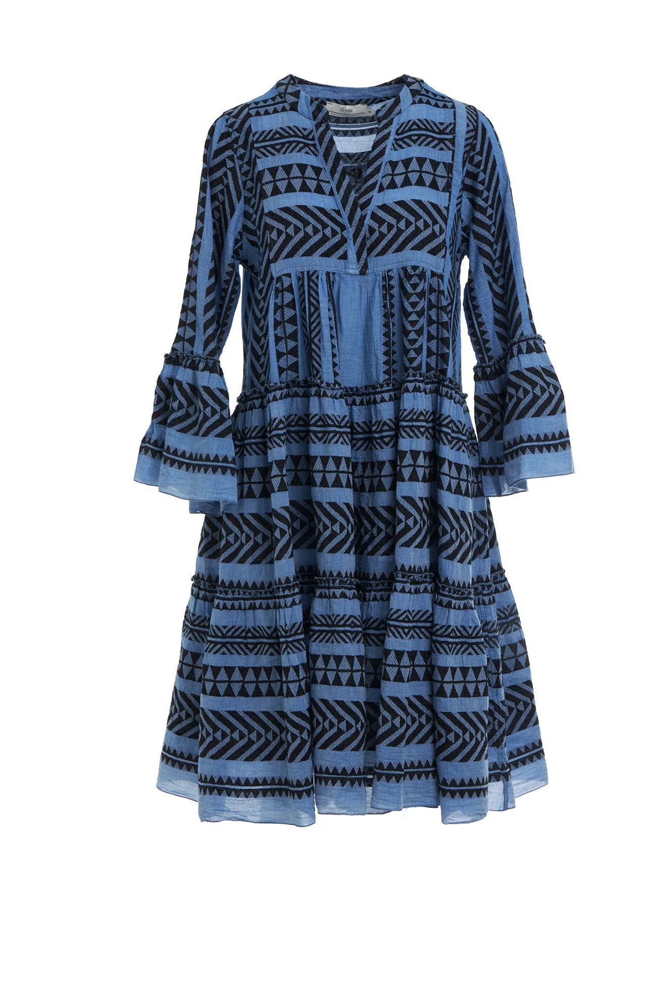 ELLA MIDI - BLACK/BLUE