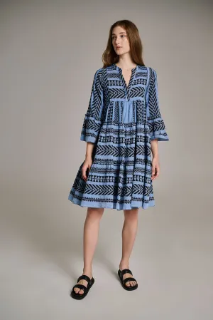 ELLA MIDI - BLACK/BLUE
