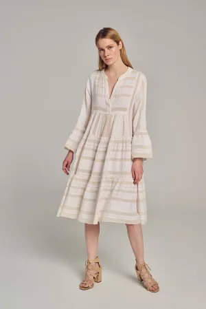 ELLA MIDI - ECRU/OFFWHITE