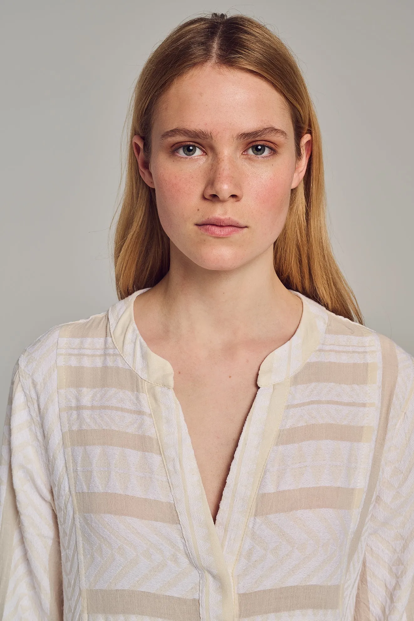 ELLA MIDI - ECRU/OFFWHITE