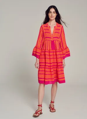 ELLA MIDI - N.ORANGE/FUSHIA