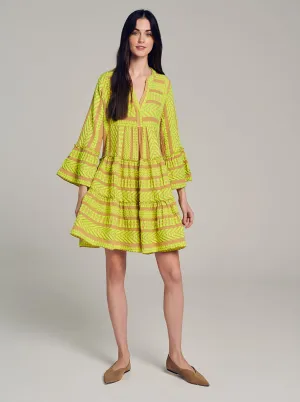 ELLA SHORT - N.LIME/BEIGE