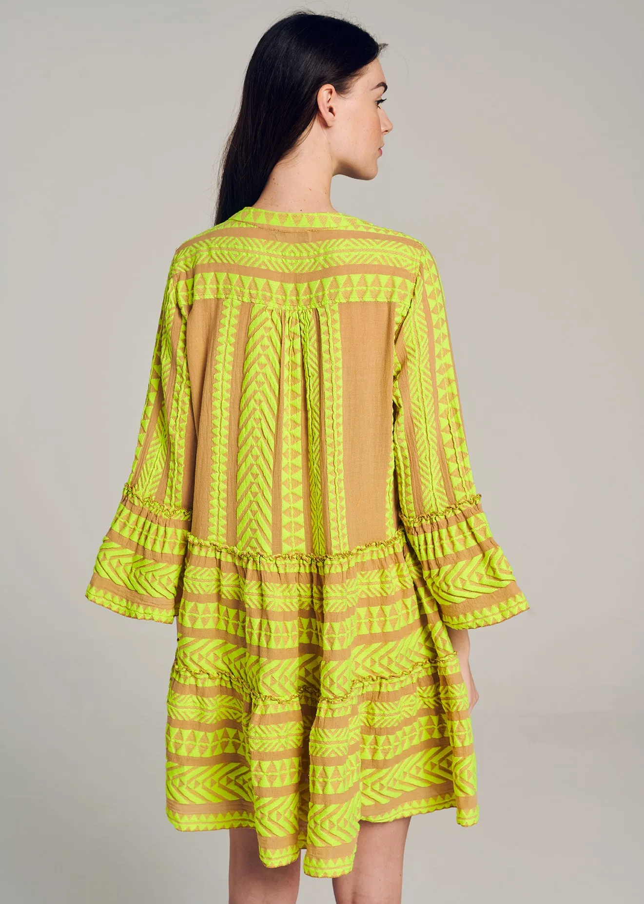 ELLA SHORT - N.LIME/BEIGE