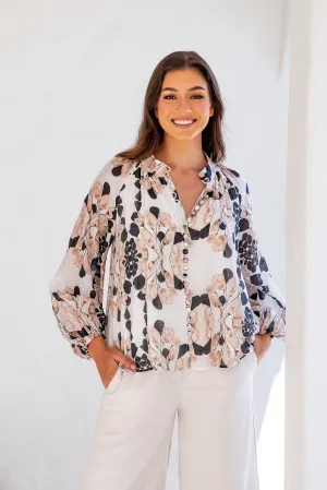 Eloise Button Up - Caramel