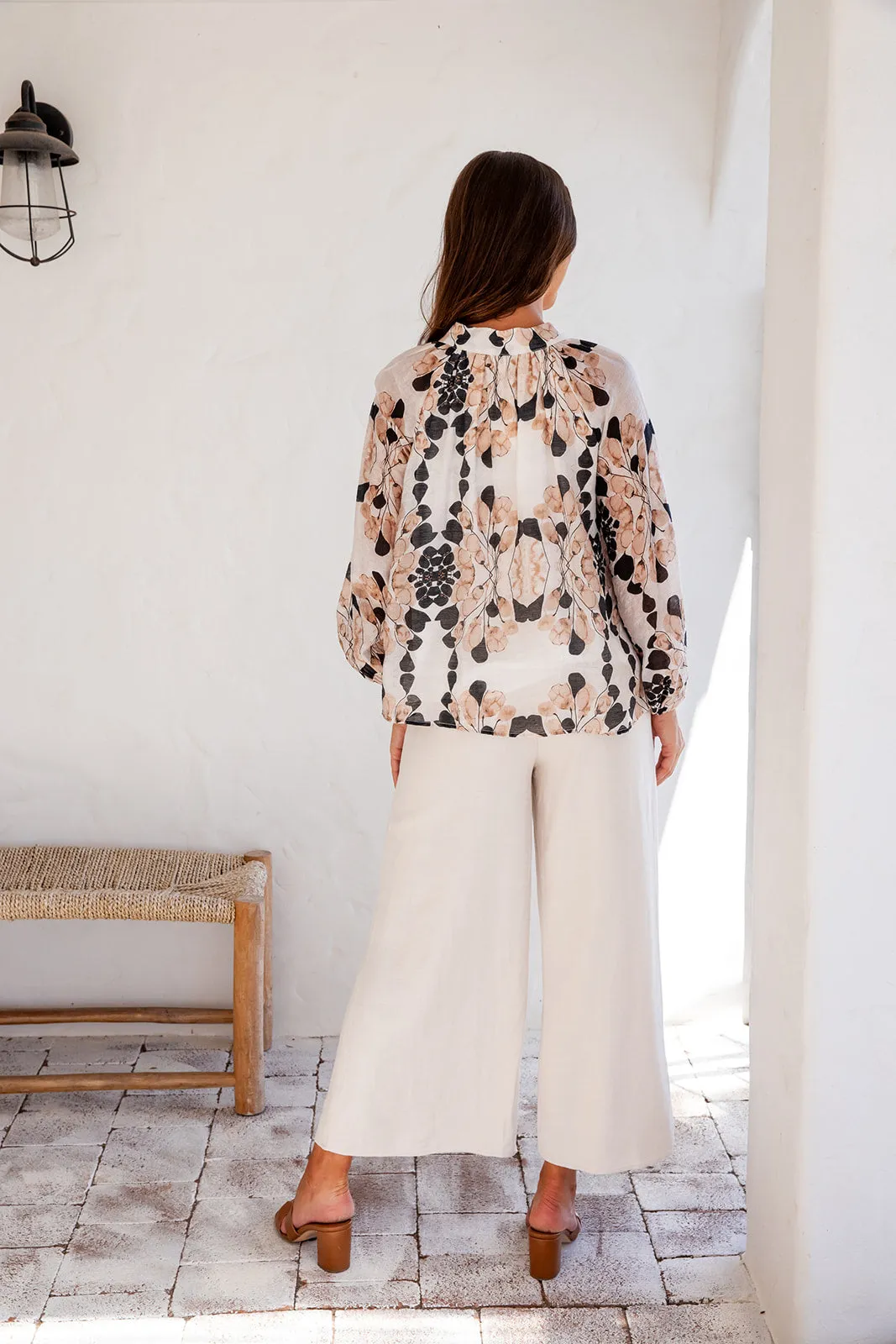 Eloise Button Up - Caramel