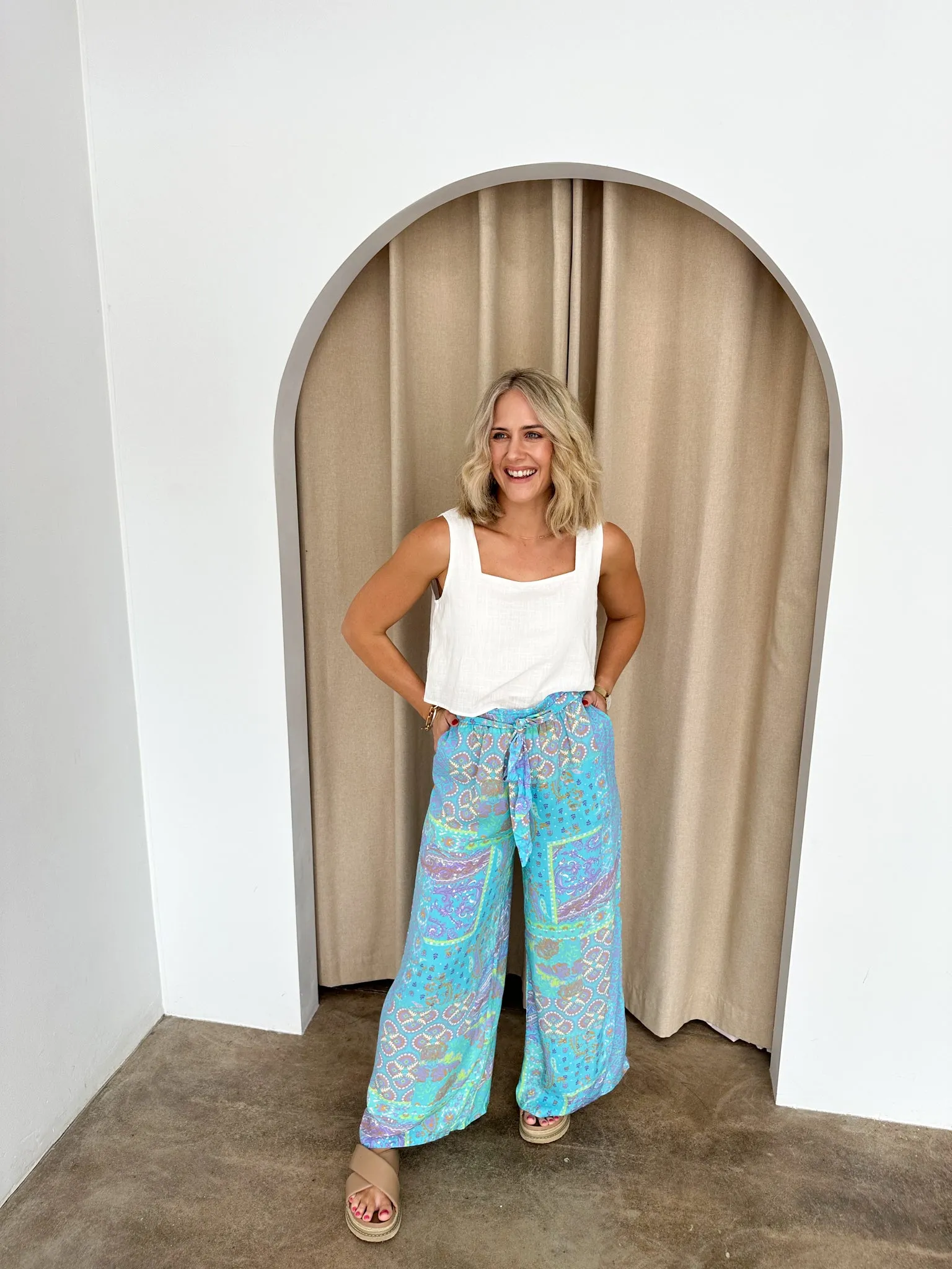 Ember Pants- Blue Multi