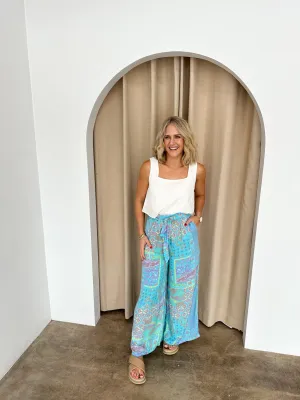Ember Pants- Blue Multi