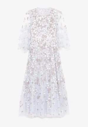 Everett Bloom Floral Embroidered Maxi Dress
