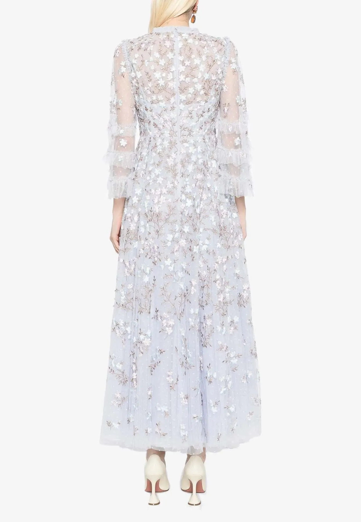 Everett Bloom Floral Embroidered Maxi Dress