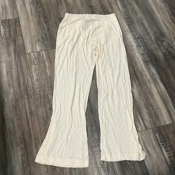 Faceplant Dreams Bamboo Pajama Pants - Ivory