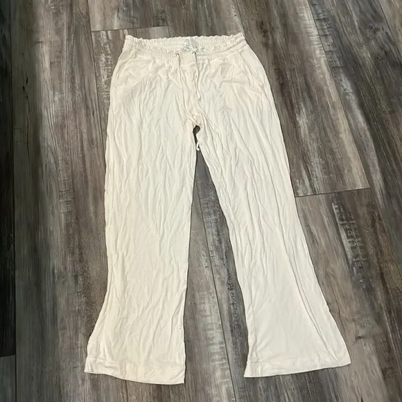 Faceplant Dreams Bamboo Pajama Pants - Ivory