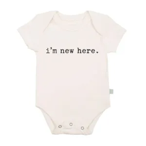finn and emma graphic bodysuit - i'm new here