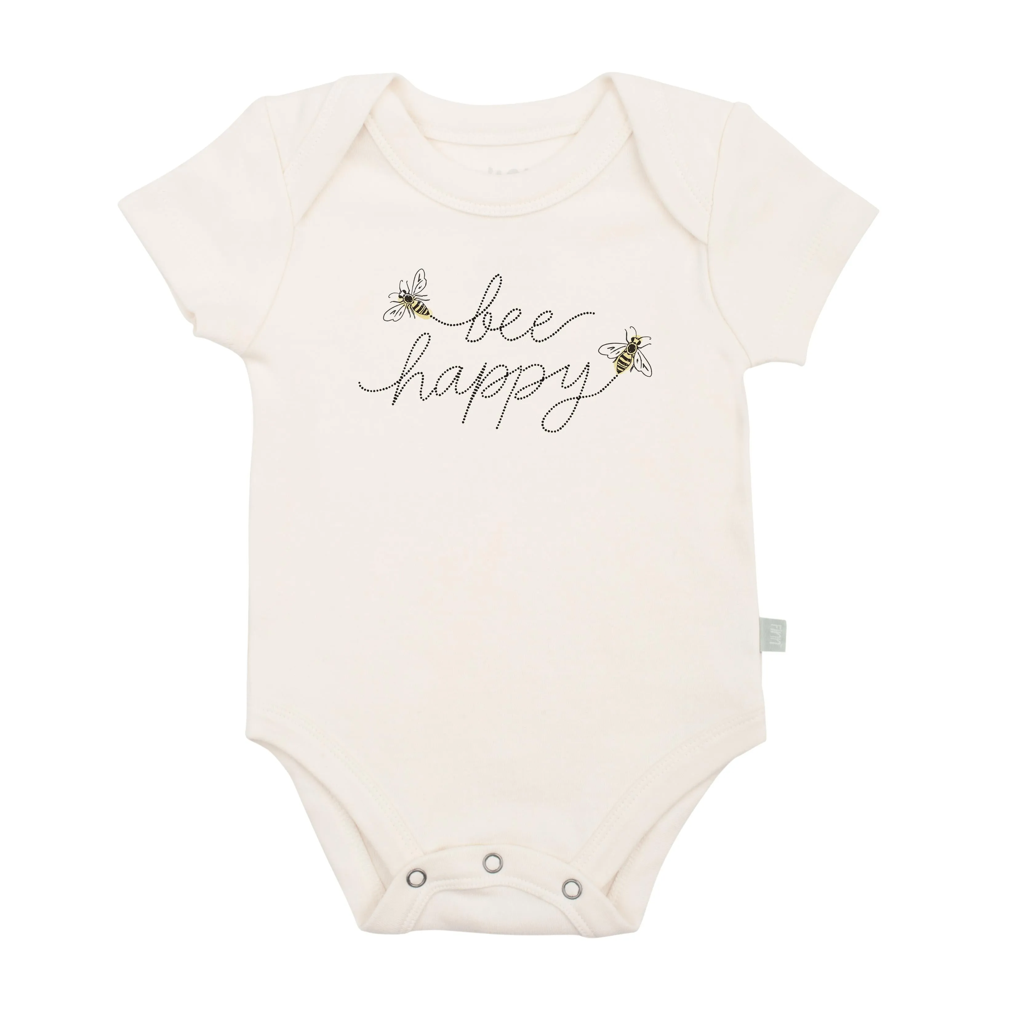 Finn   Emma Organic Bodysuit - Bee Happy
