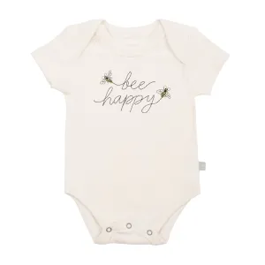 Finn   Emma Organic Bodysuit - Bee Happy