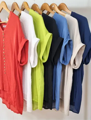 Fiona button front Top