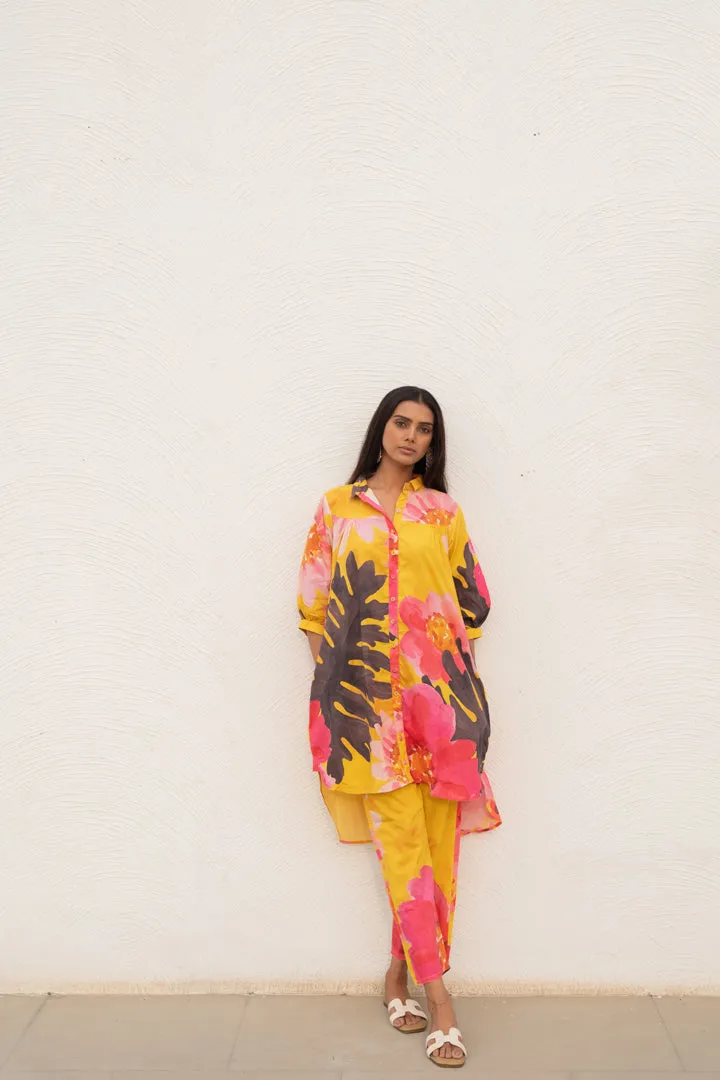 Floral Rhapsody Tunic and Pants set