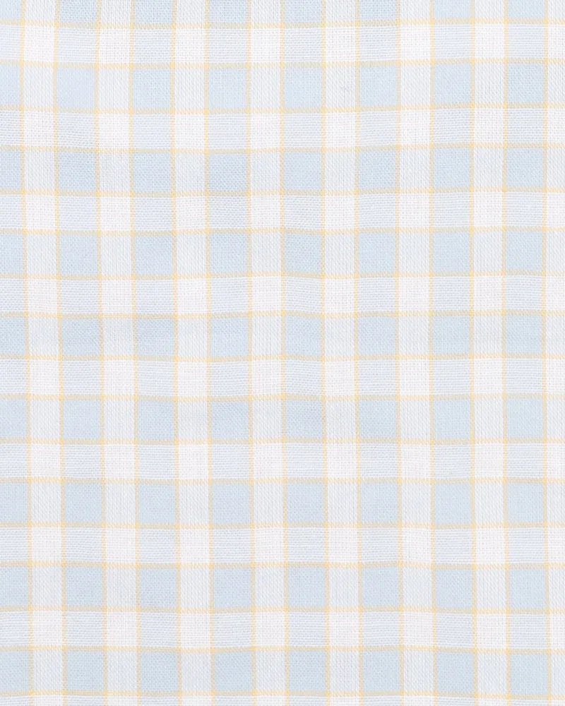 FOX & FINCH PUFFIN CHECK SHIRT 3-7YRS
