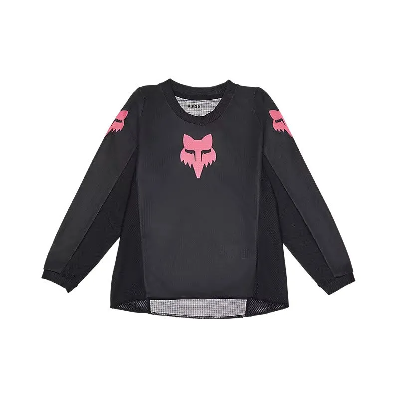 Fox Kids Girls Blackout Jersey [Black/Black]
