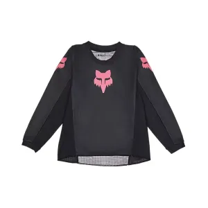 Fox Kids Girls Blackout Jersey [Black/Black]