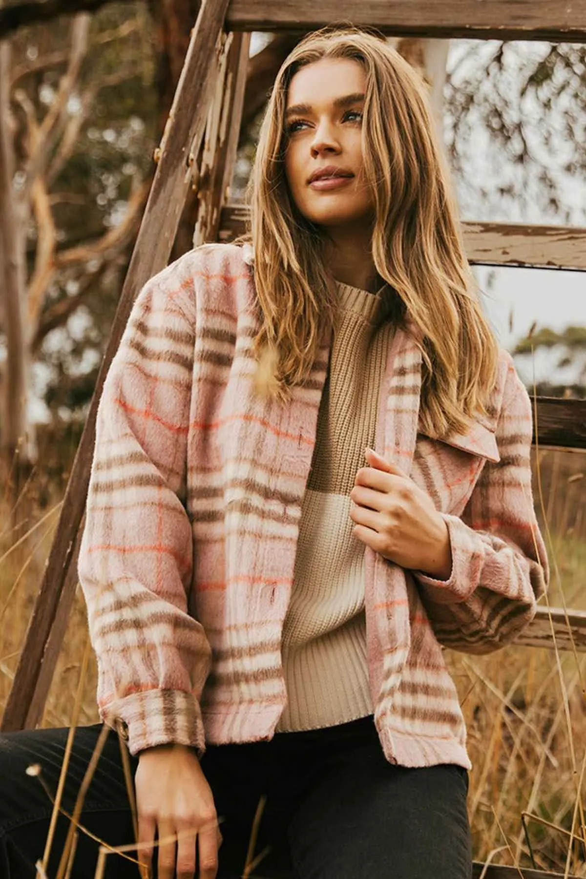 Foxwood Frankie Check Coat