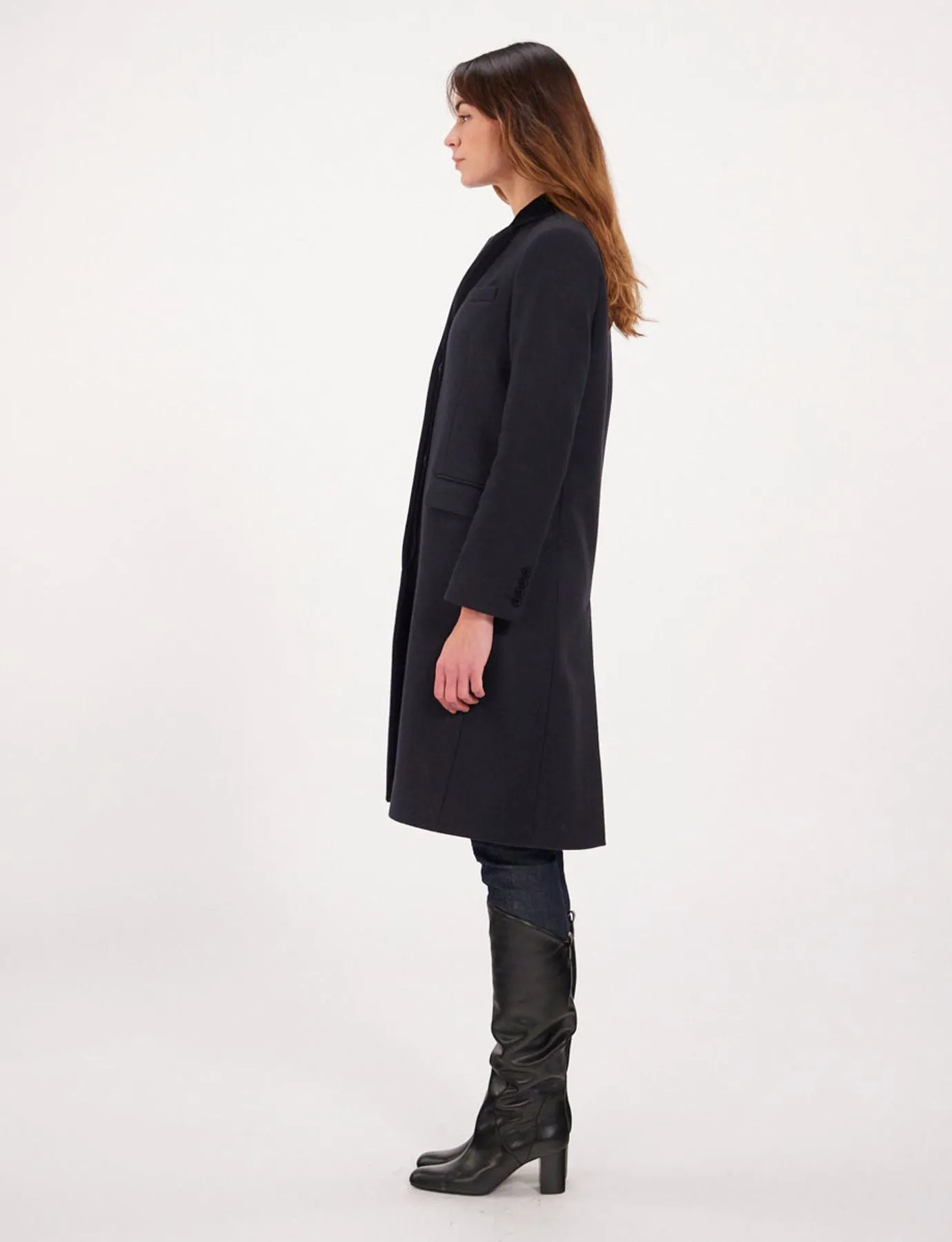 Franck blue night coat