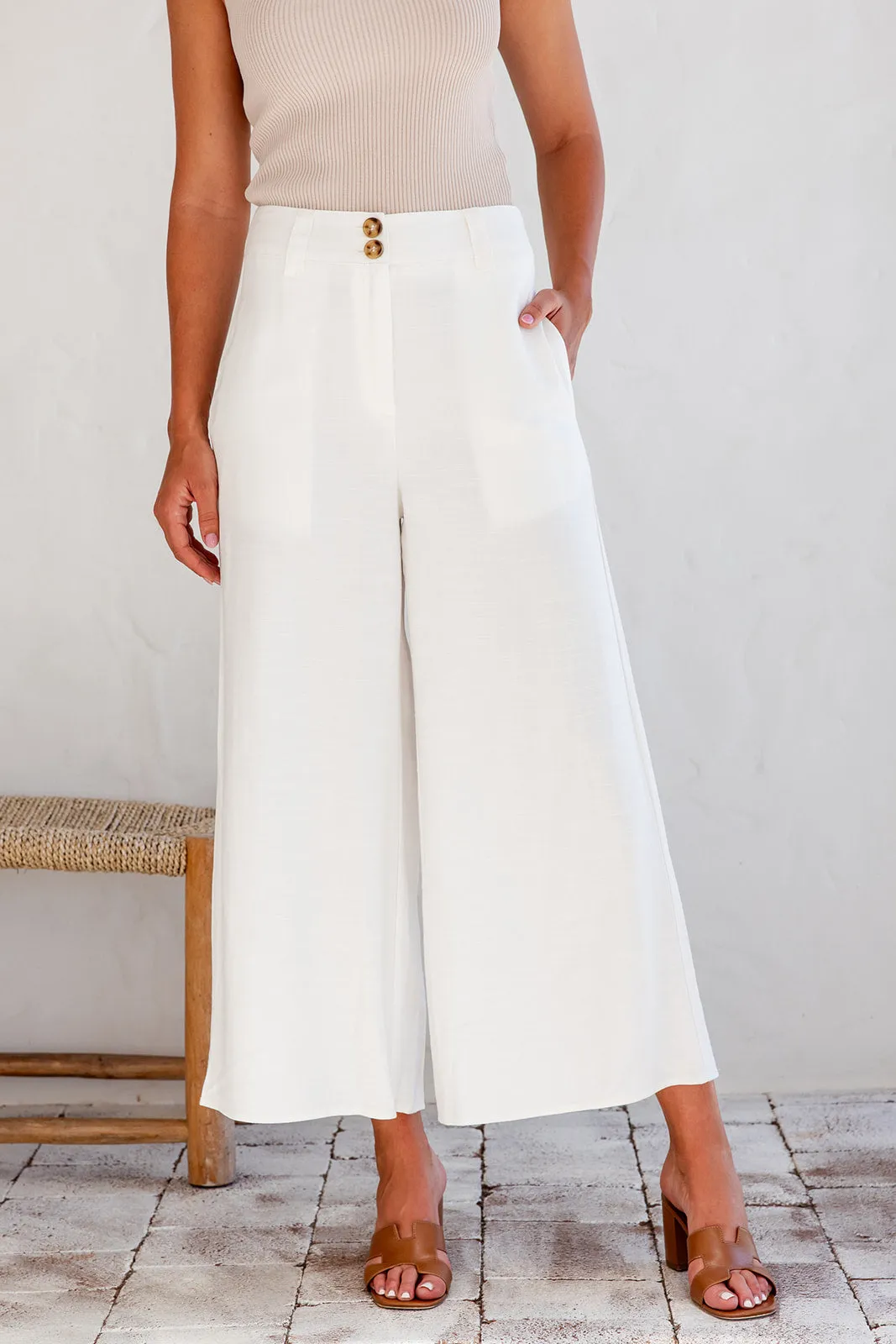 Gliston Pants -White