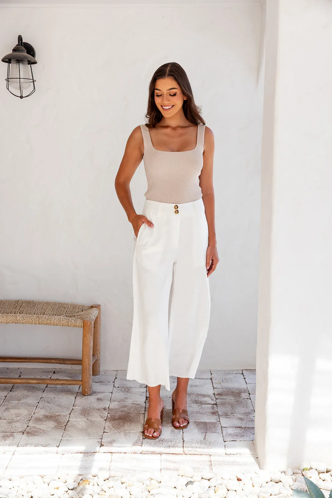 Gliston Pants -White