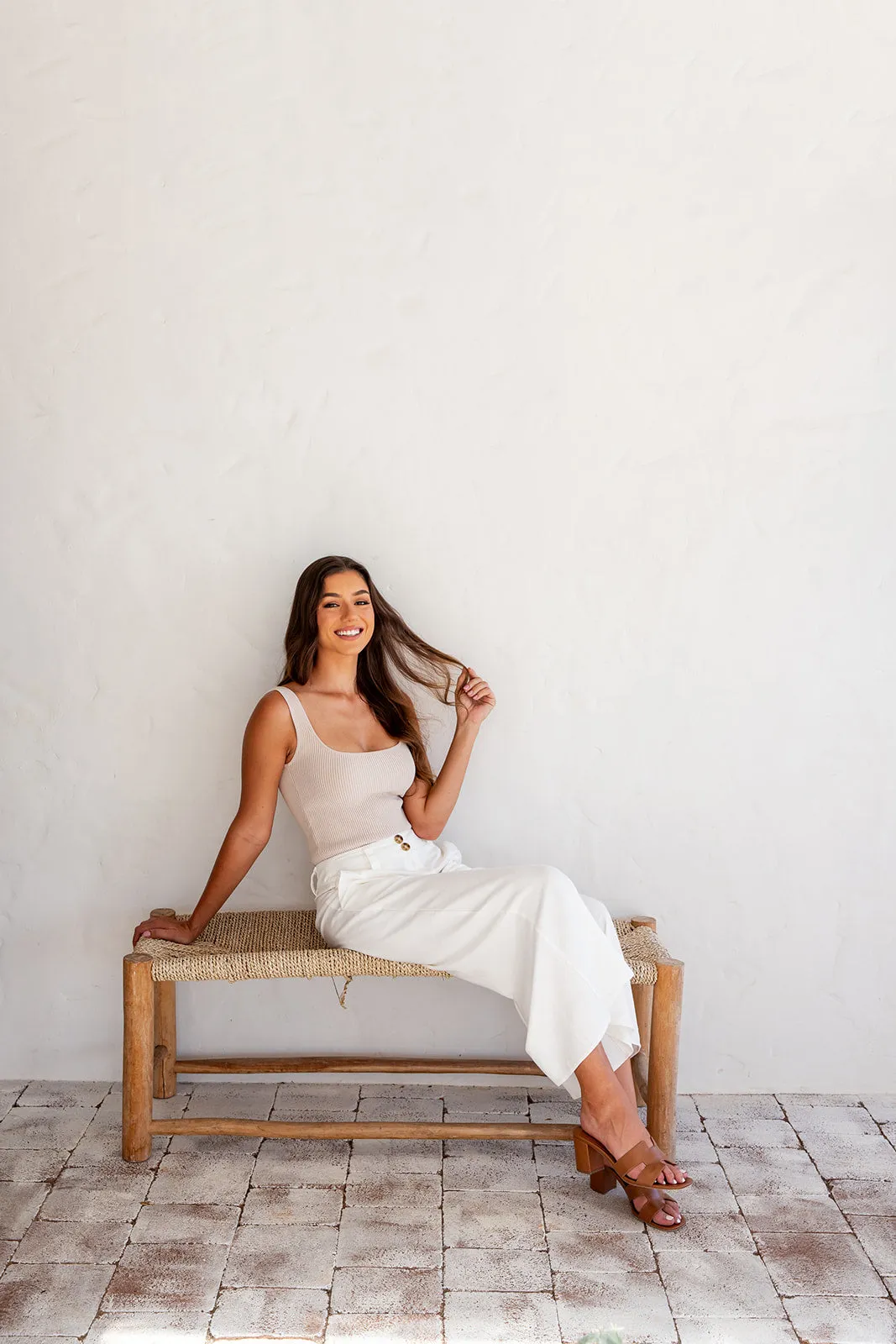 Gliston Pants -White