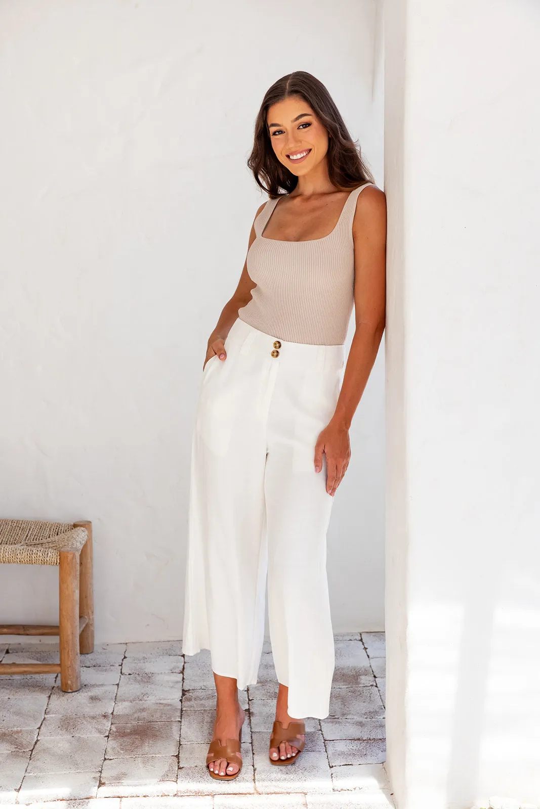 Gliston Pants -White