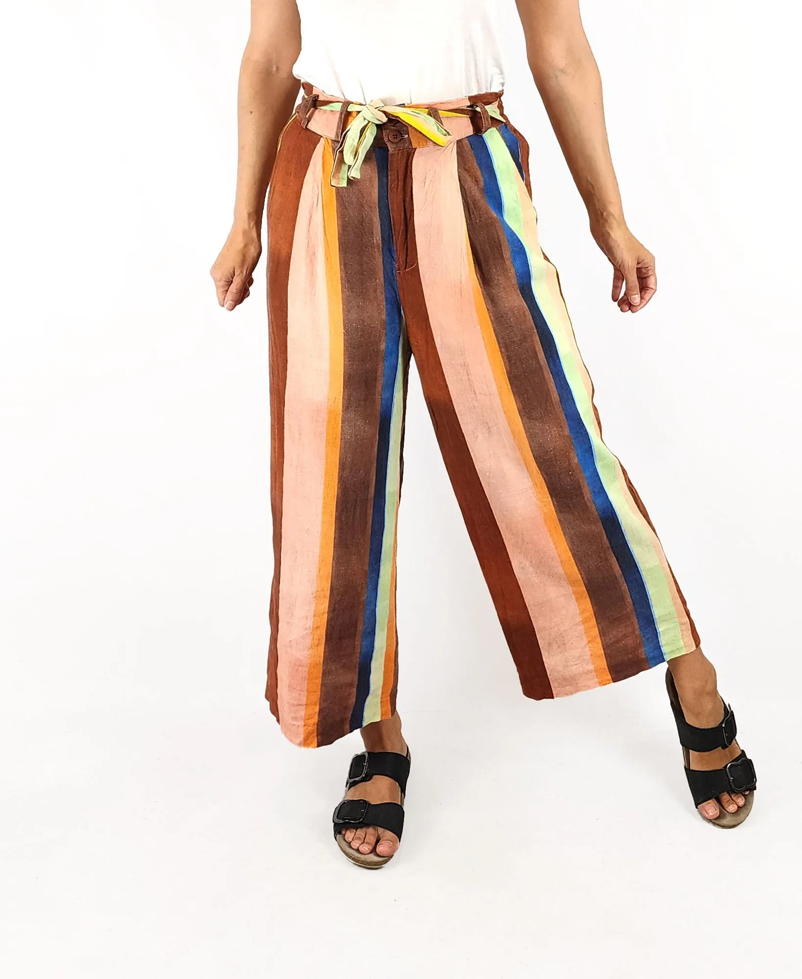 Gorman   Caroline Collom striped pants size 8