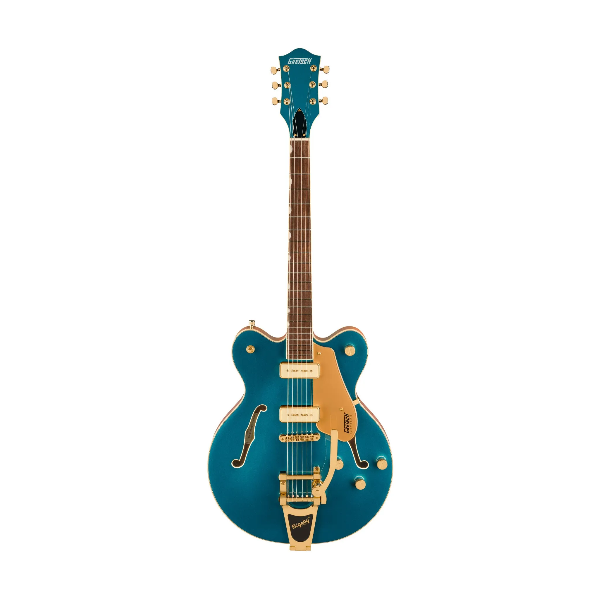 Gretsch Electromatic Pristine LTD Center Block Double-Cut Electric Guitar w/Bigsby, Petrol