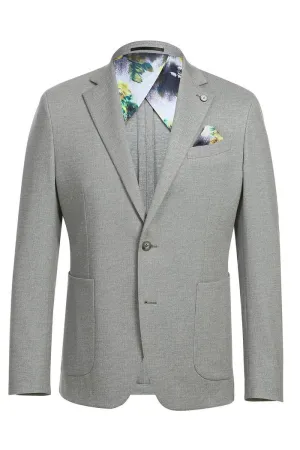 Grey Textured Sports Jacket