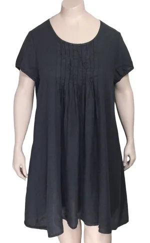 Grizas A-Line Linen Tunic Dress