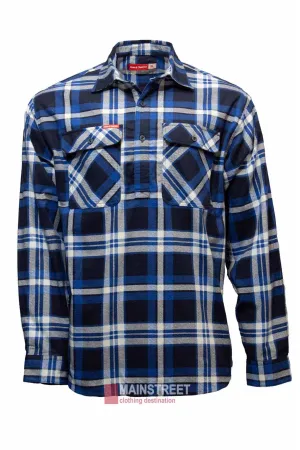 Hard Yakka Closed Front Check Flannelette Shirt