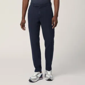 Harmont & Blaine Linen Pants - Navy Blue